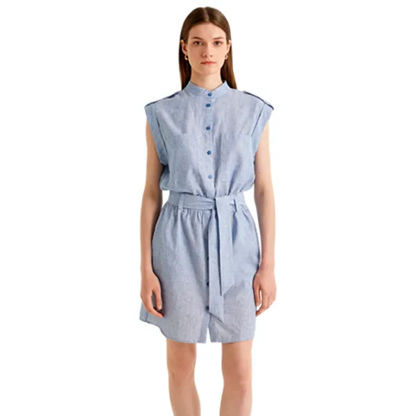 Rochie pentru femei Koton 4SAK80130PW XL/ Blue photo 1 Rochie pentru femei Koton 4SAK80130PW XL/ Blue photo 1