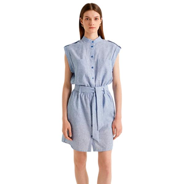 Rochie pentru femei Koton 4SAK80130PW XL/ Blue photo 1 Rochie pentru femei Koton 4SAK80130PW XL/ Blue photo 1