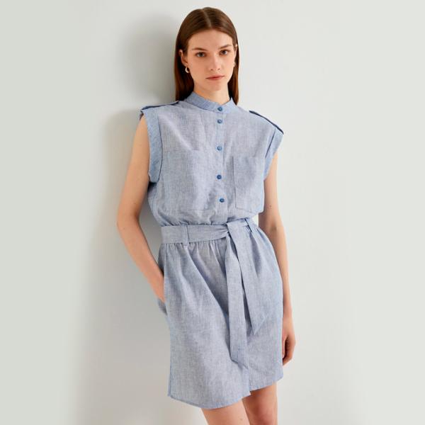 Rochie pentru femei Koton 4SAK80130PW XL/ Blue photo 3 Rochie pentru femei Koton 4SAK80130PW XL/ Blue photo 3