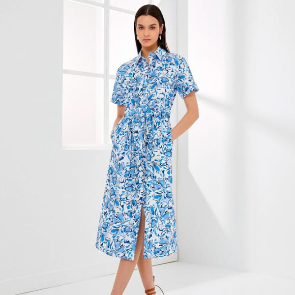 Rochie pentru femei Koton 4SAK80166UW 4XL/ Blue Design photo 3