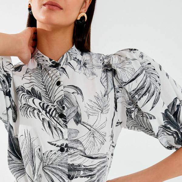 Rochie pentru femei Koton 4SAK80159UW 3XL/ Black Design photo 5 Rochie pentru femei Koton 4SAK80159UW 3XL/ Black Design photo 5