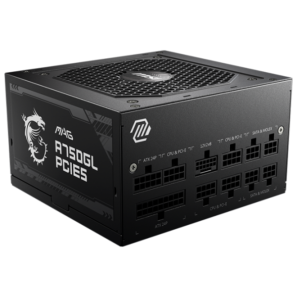 Блок питания MSI MAG A750GL PCIE5 80+ Gold/ 750 Вт photo 1 Блок питания MSI MAG A750GL PCIE5 80+ Gold/ 750 Вт photo 1