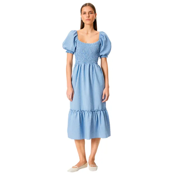 Rochie pentru femei Koton 4SAL80103IW S/ Blue photo 1 Rochie pentru femei Koton 4SAL80103IW S/ Blue photo 1