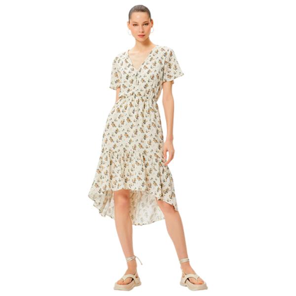 Rochie pentru femei Koton 4SAL80054IW L/ Beige photo 1 Rochie pentru femei Koton 4SAL80054IW L/ Beige photo 1