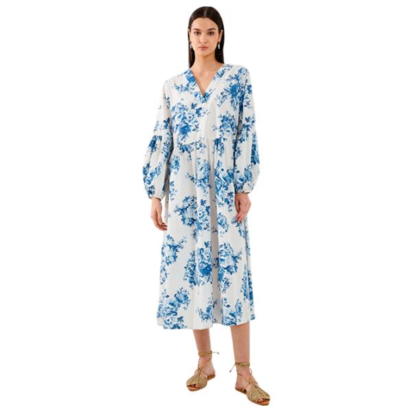 Платье для женщин Koton 4SAK80154UW 4XL/ Синий дизайн photo 1