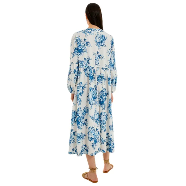 Платье для женщин Koton 4SAK80154UW 4XL/ Синий дизайн photo 2