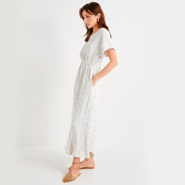 Rochie pentru femei Koton 4SAK80197UW 2XL/ White photo 4