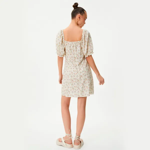 Rochie pentru femei Koton 4SAL80006IW M/ Beige photo 2 Rochie pentru femei Koton 4SAL80006IW M/ Beige photo 2
