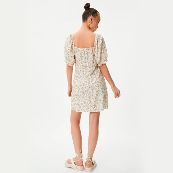 Rochie pentru femei Koton 4SAL80006IW M/ Beige photo 2 Rochie pentru femei Koton 4SAL80006IW M/ Beige photo 2
