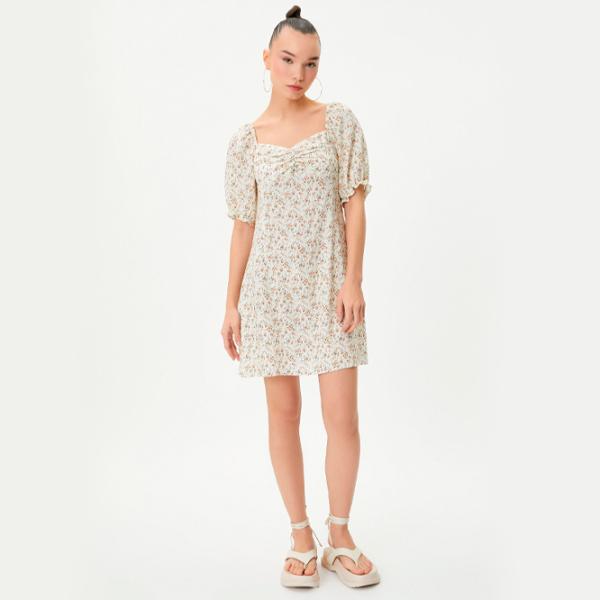 Rochie pentru femei Koton 4SAL80006IW M/ Beige photo 3 Rochie pentru femei Koton 4SAL80006IW M/ Beige photo 3