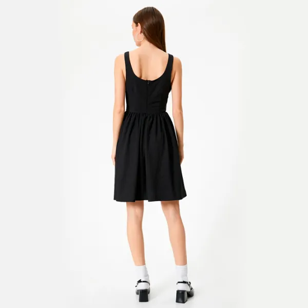 Rochie pentru femei Koton 4SAL80024IW S/ Black photo 2 Rochie pentru femei Koton 4SAL80024IW S/ Black photo 2