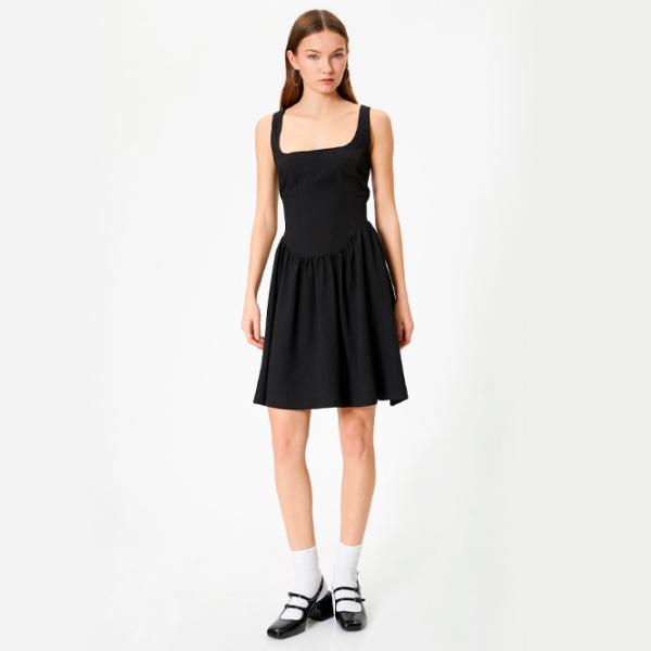 Rochie pentru femei Koton 4SAL80024IW S/ Black photo 3 Rochie pentru femei Koton 4SAL80024IW S/ Black photo 3
