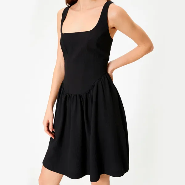 Rochie pentru femei Koton 4SAL80024IW S/ Black photo 5 Rochie pentru femei Koton 4SAL80024IW S/ Black photo 5