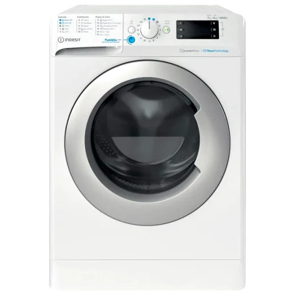 Стиральная машина Indesit BDE 76435 WSV EE 7 кг / 1400 об/мин / Белый photo 1