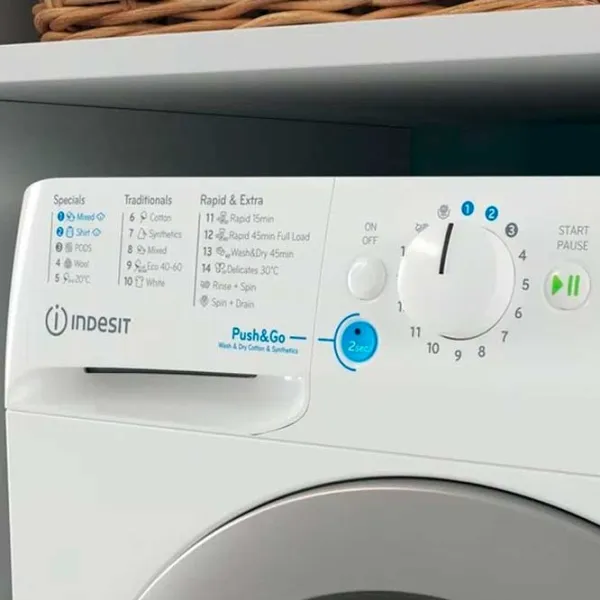 Стиральная машина Indesit BDE 76435 WSV EE 7 кг / 1400 об/мин / Белый photo 6