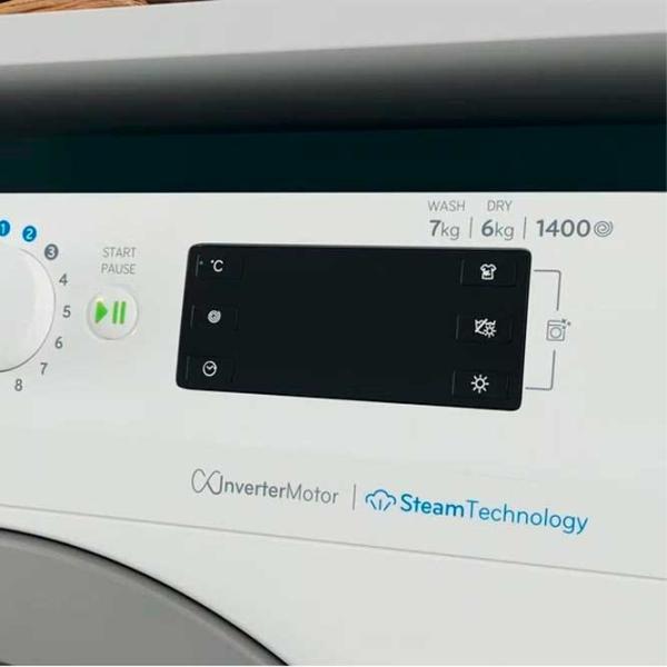 Стиральная машина Indesit BDE 76435 WSV EE 7 кг / 1400 об/мин / Белый photo 7