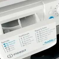 Mașină de spălat Indesit BDE 76435 WSV EE 7 kg / 1400 rpm / White photo 8