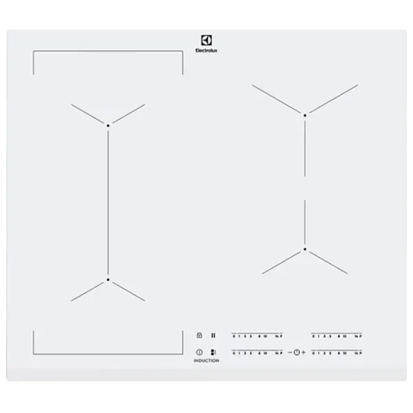 Plită încorporabilă cu inducție Electrolux EIV63440BW Vitroceramică/ White photo 1