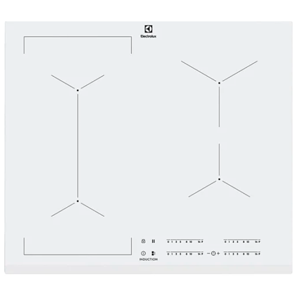 Plită încorporabilă cu inducție Electrolux EIV63440BW Vitroceramică/ White photo 1