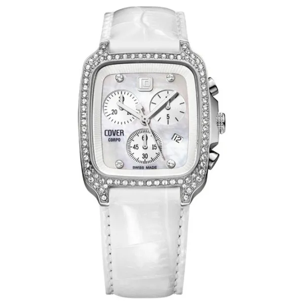 Ceas de mână pentru femei Cover CO151.ST2LWH/ SW Cuarț/ 35 x 32 mm photo 1