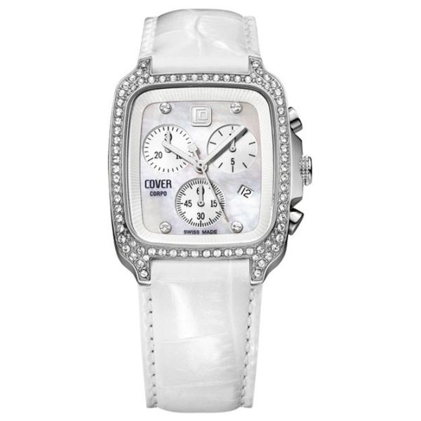 Ceas de mână pentru femei Cover CO151.ST2LWH/ SW Cuarț/ 35 x 32 mm photo 1