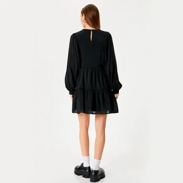 Rochie pentru femei Koton 4SAL80118IW S/ Black photo 2 Rochie pentru femei Koton 4SAL80118IW S/ Black photo 2
