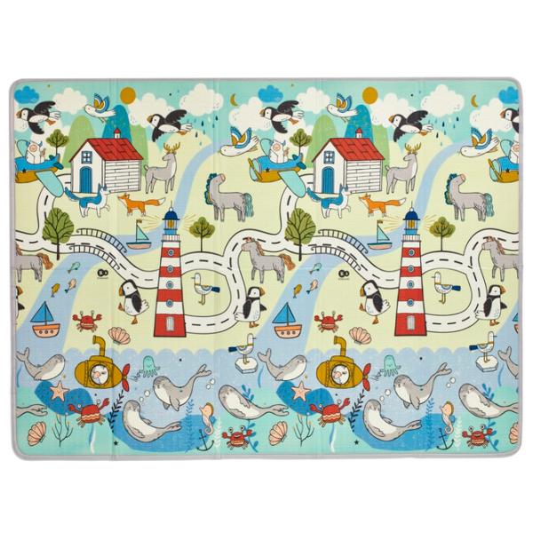 Covoraş pentru joc KinderKraft Matty 2 (5659301) 0+/ Blue photo 1