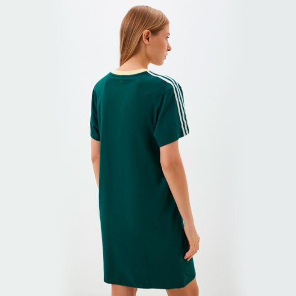 Платье для женщин Adidas VRCT GRAPHIC TEE DRESS XS/ Зелёный photo 2