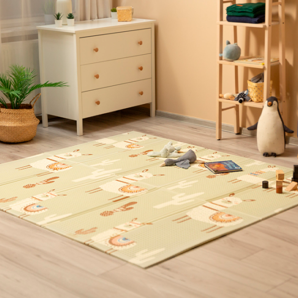 Covoraş pentru joc Toyz Llamas (5628003) 0+/ Green photo 6