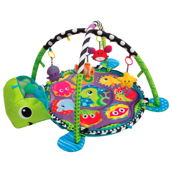 Covoraş pentru joc LeanToys Turtle (5687461) 0+/ Green photo 1