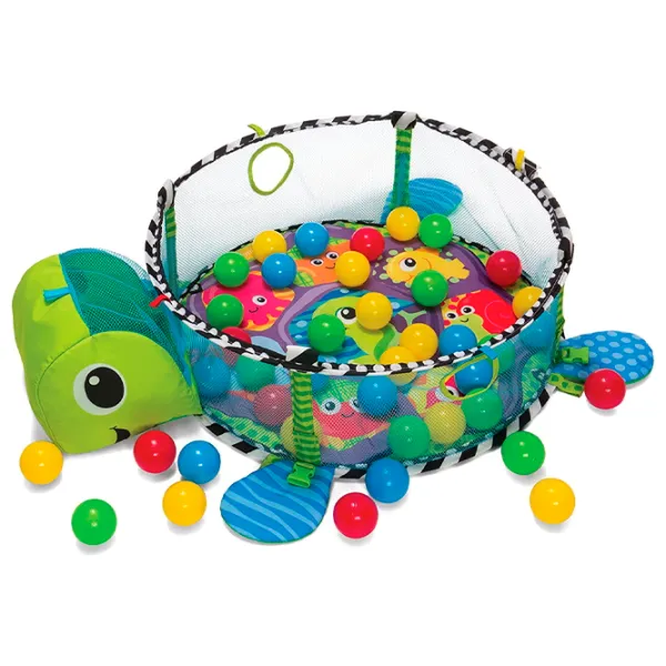 Covoraş pentru joc LeanToys Turtle (5687461) 0+/ Green photo 3