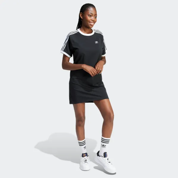 Платье для женщин Adidas 3-STRIPES RAGLAN DRESS XL/ Черный photo 4 Платье для женщин Adidas 3-STRIPES RAGLAN DRESS XL/ Черный photo 4