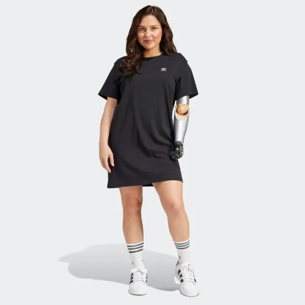 Платье для женщин Adidas Trefoil Dress M/ Черный photo 2 Платье для женщин Adidas Trefoil Dress M/ Черный photo 2