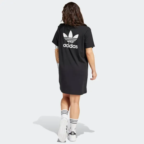 Платье для женщин Adidas Trefoil Dress M/ Черный photo 3 Платье для женщин Adidas Trefoil Dress M/ Черный photo 3