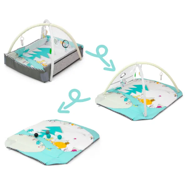 Covoraş pentru joc Milly Mally Lolly Elephant (5464847) 0+/ White photo 3