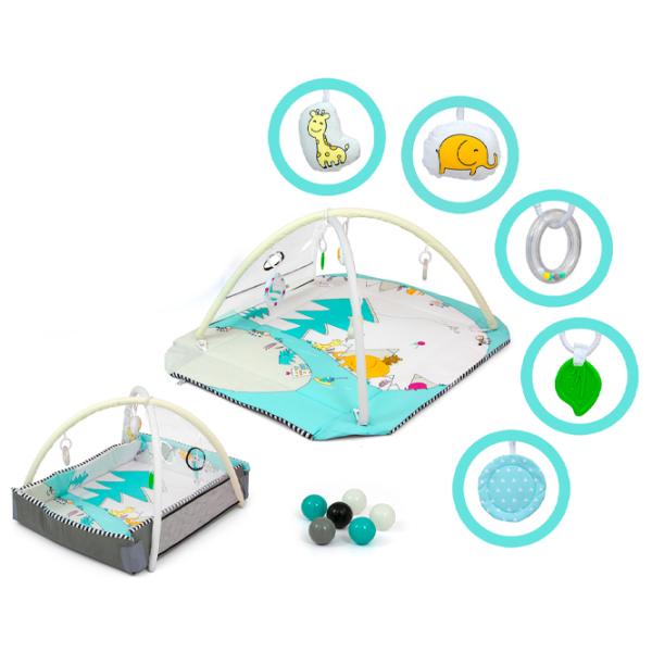 Covoraş pentru joc Milly Mally Lolly Elephant (5464847) 0+/ White photo 4