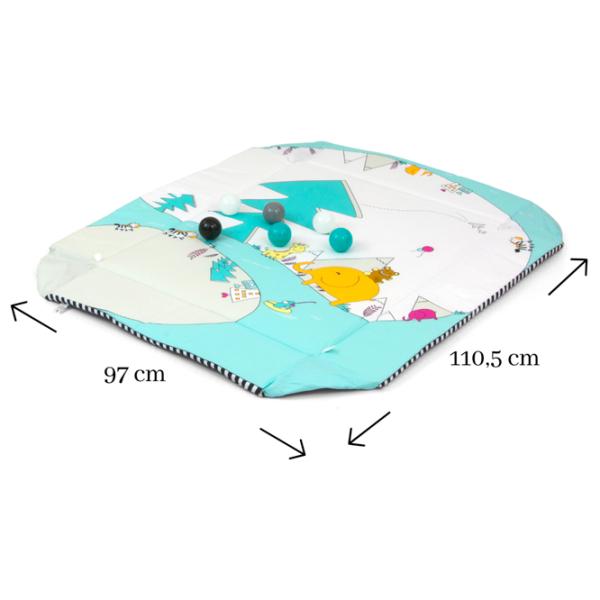 Covoraş pentru joc Milly Mally Lolly Elephant (5464847) 0+/ White photo 5