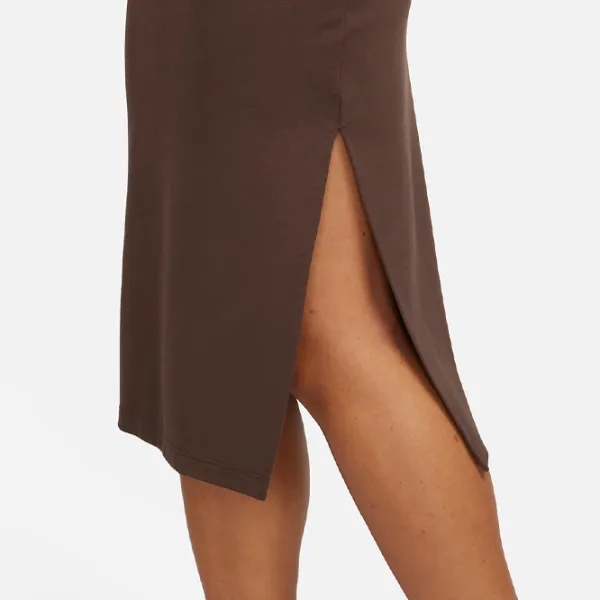 Платье для женщин Nike W Nsw Essntl Midi Dress M/ Коричневый photo 4
