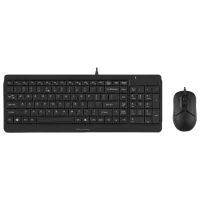 Tastatura & Mouse A4Tech F1512 Cu fir/ Black