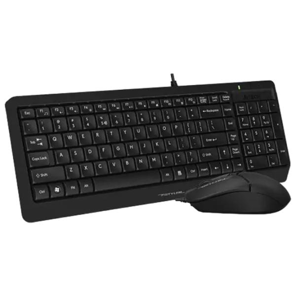 Tastatura & Mouse A4Tech F1512 Cu fir/ Black photo 2