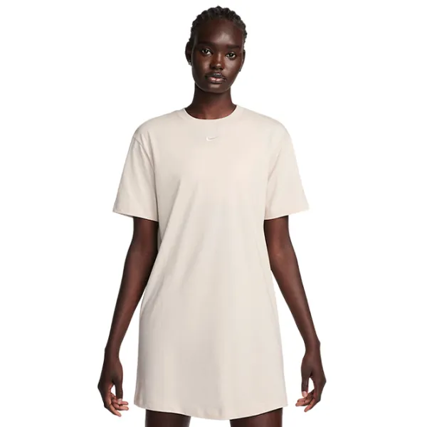 Платье для женщин Nike W Nsw Essntl Ss Dress L/ Бежевый photo 1 Платье для женщин Nike W Nsw Essntl Ss Dress L/ Бежевый photo 1