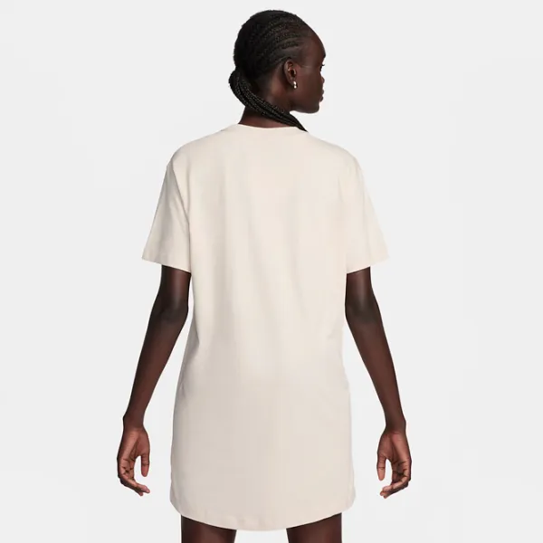 Платье для женщин Nike W Nsw Essntl Ss Dress L/ Бежевый photo 2 Платье для женщин Nike W Nsw Essntl Ss Dress L/ Бежевый photo 2
