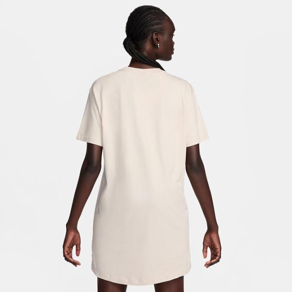 Платье для женщин Nike W Nsw Essntl Ss Dress L/ Бежевый photo 2 Платье для женщин Nike W Nsw Essntl Ss Dress L/ Бежевый photo 2