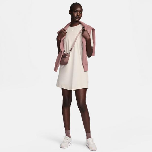 Платье для женщин Nike W Nsw Essntl Ss Dress L/ Бежевый photo 3 Платье для женщин Nike W Nsw Essntl Ss Dress L/ Бежевый photo 3