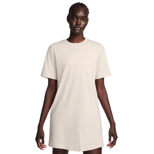 Платье для женщин Nike W Nsw Essntl Ss Dress S/ Бежевый photo 1