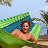 Гамак Amazonas Silk Traveller AZ-1030170 150 кг / Нейлон / Зеленый photo 5