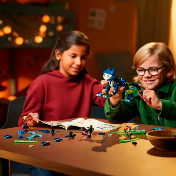 Constructor LEGO Zoey and Zian the Cat-Owl Figuri/ Multicolor photo 12