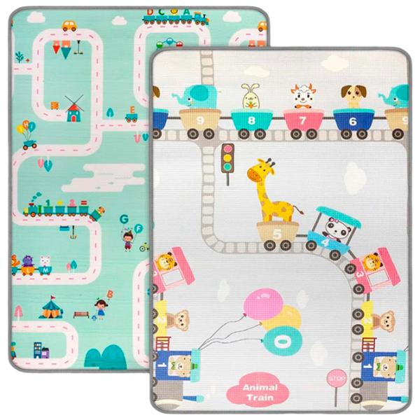 Covoraş pentru joc Milly Mally Kinder Trains (5643073) 0+/ White photo 1