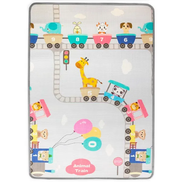 Covoraş pentru joc Milly Mally Kinder Trains (5643073) 0+/ White photo 2