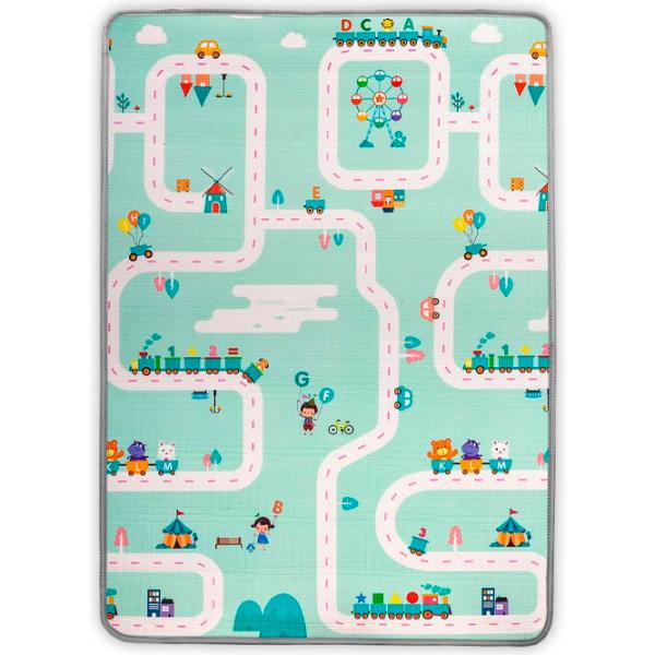 Covoraş pentru joc Milly Mally Kinder Trains (5643073) 0+/ White photo 3